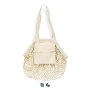 Cotton Mesh Foldaway Tote Bag - Small