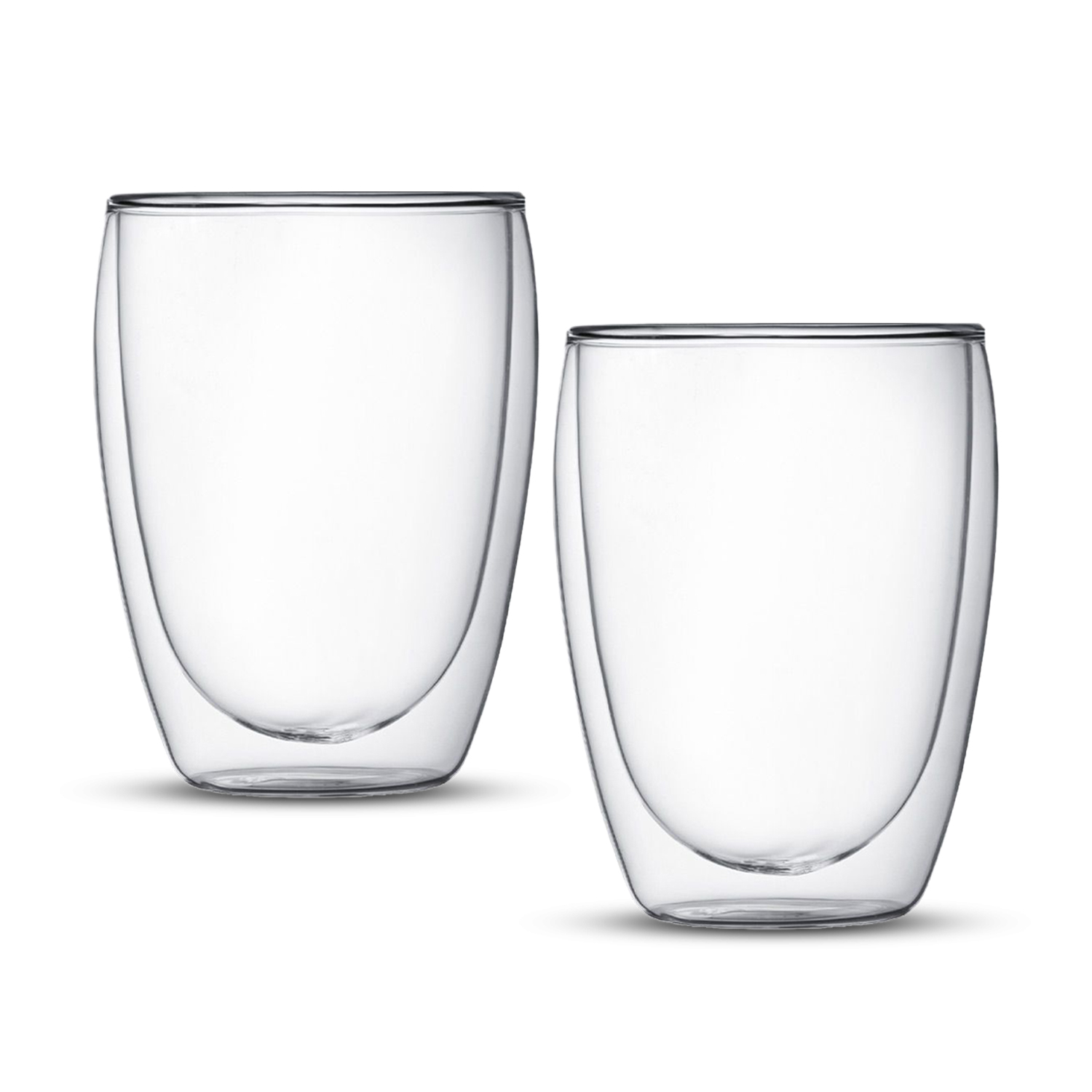 Bodum Pavina Double Wall Glasses - Medium - Set of 2 - Image 2