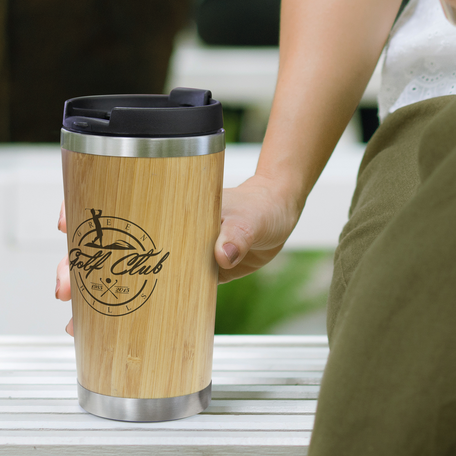 Bamboo Double Wall Cup - Image 5