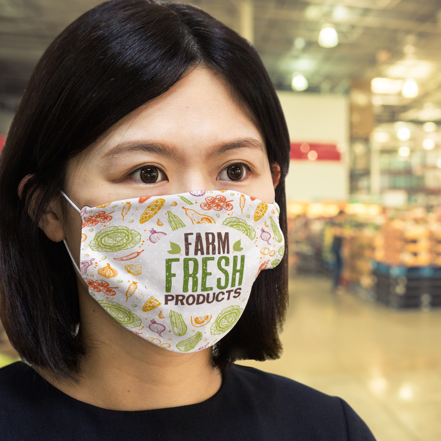 Reusable Face Mask Full Colour - Large - Image 6