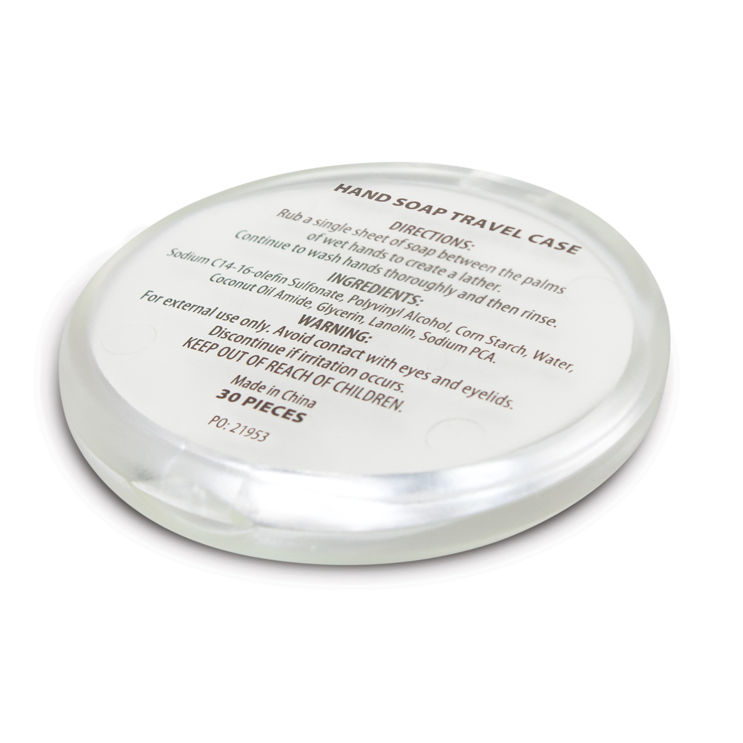 Hand Soap Travel Case - Round - Image 3