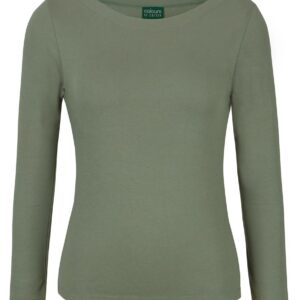 C of C LADIES L/S BOAT NECK TEE