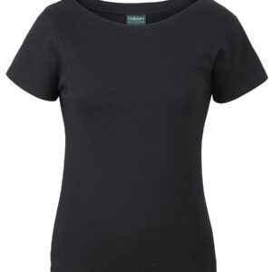 C of C LADIES S/S BOAT NECK TEE