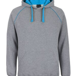 JB's CONTRAST FLEECY HOODIE