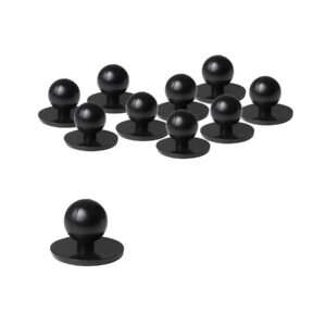 JB's CHEF'S BUTTON BLACK - ( 100pcs/poly bag )