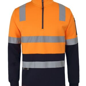 JB's 1/2 ZIP AUST. RAIL (D+N) FLEECE SWEATER