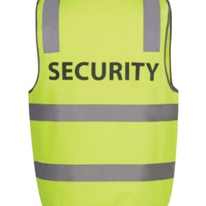 JB's HV (D+N) SAFETY VEST PRINT SECURITY