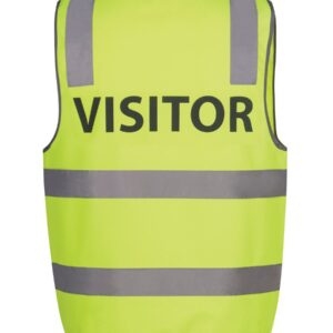JB's HV (D+N) SAFETY VEST PRINT VISITOR