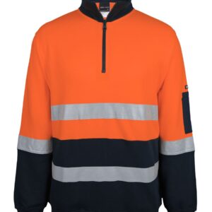 JB's HV 310 (D+N) COTTON 1/2 ZIP FLEECE