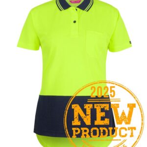 JB's LADIES HV S/S DROP TAIL POLO