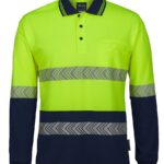 JB's HV L/S SEGMENTED TAPE POLO