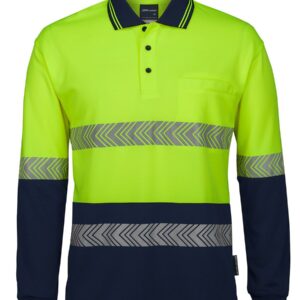 JB's HV L/S SEGMENTED TAPE POLO