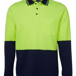 JB's HV L/S COTTON BACK POLO
