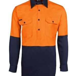 JB's HV CLOSE FRONT L/S 190G SHIRT