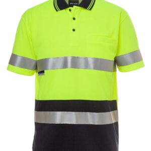 JB's HV S/S NON CUFF (D+N) TRAD POLO