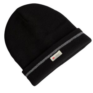 JB's REFLECTIVE BEANIE BLACK - HIGH PROFILE