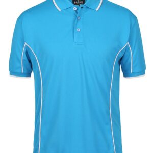 PODIUM S/S PIPING POLO