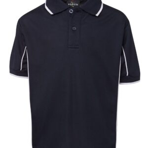 PODIUM KIDS S/S PIPING POLO