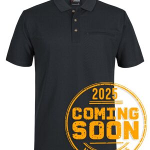 PODIUM S/S RECYCLED POLYESTER POCKET POLO