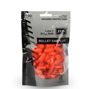 JB's BULLET SHAPED EARPLUG (100 PIECES)