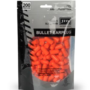 JB's BULLET SHAPED EARPLUG (200 PIECES)