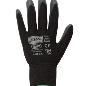JB's BLACK LATEX GLOVE (12 PK) -