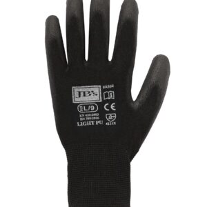 JB's BLACK LIGHT PU BREATHABLE GLOVE (12 PK) -