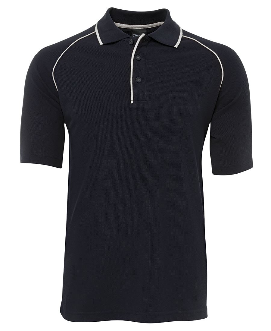 JB's RAGLAN POLO NAVY/WHITE - S