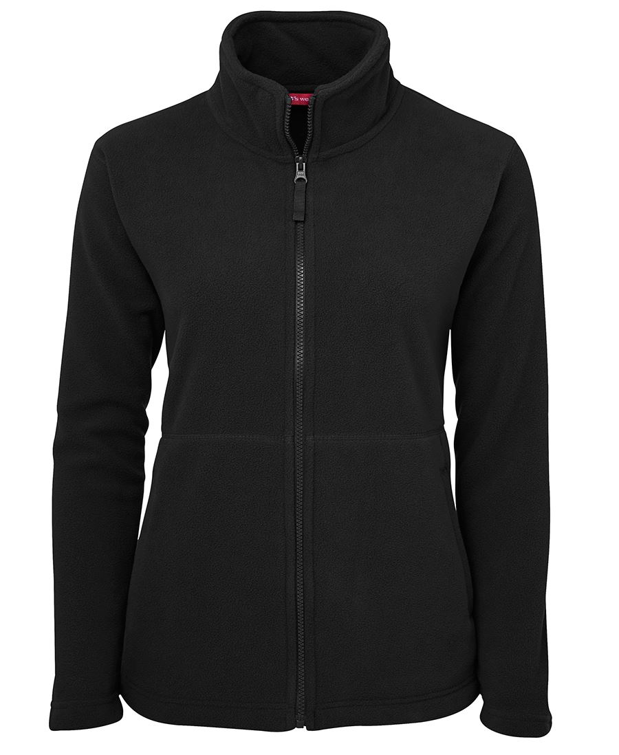 JB's LADIES FULL ZIP POLAR BLACK