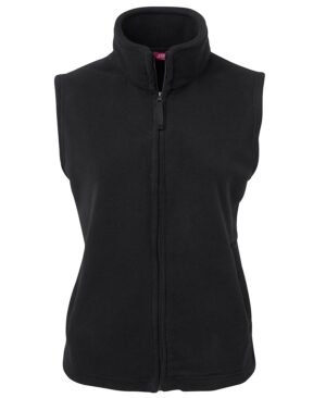 JB's LADIES POLAR VEST BLACK