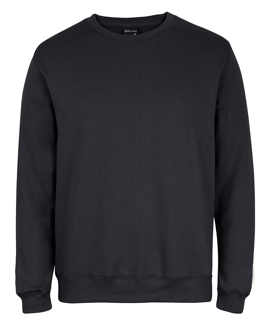JB's P/C FLEECY SWEAT BLACK - 3XS