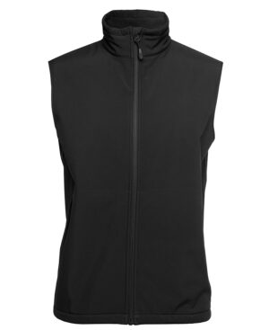 PDM THREE LAYER SOFTSHELL VEST BLACK - 2XS