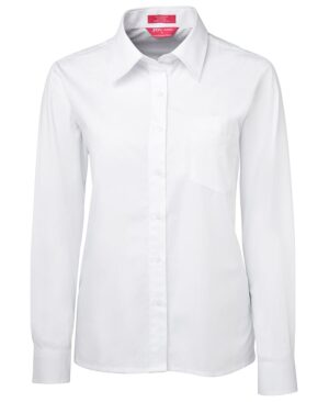4LSWX - JB's LADIES L/S ORIGINAL POPLIN SHIRT