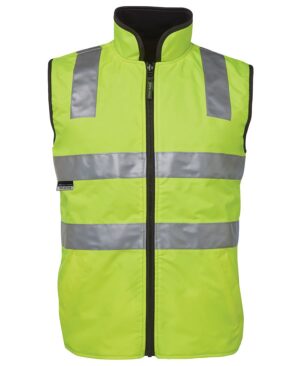 JB's HV 4602.1 (D+N) REV VEST LIME/BLACK-2XS