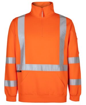 JB's NSW/QLD RAIL (D+N) X-BACK 1/2 ZIP FLEECE ORANGE - S
