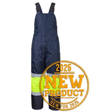 JB's FREEZER BIB & BRACE WITH TAPE NAVY/LIME - S