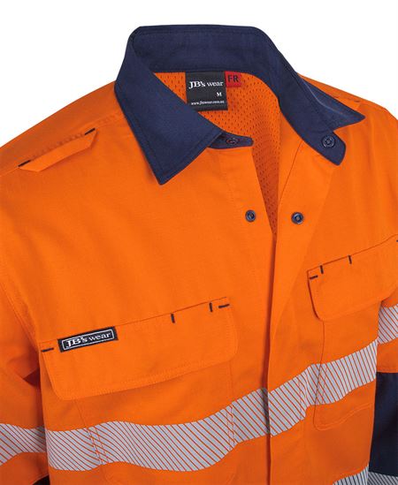 JB'S FR PPE2 BIOMOTION L/S WORK SHIRT - Image 4