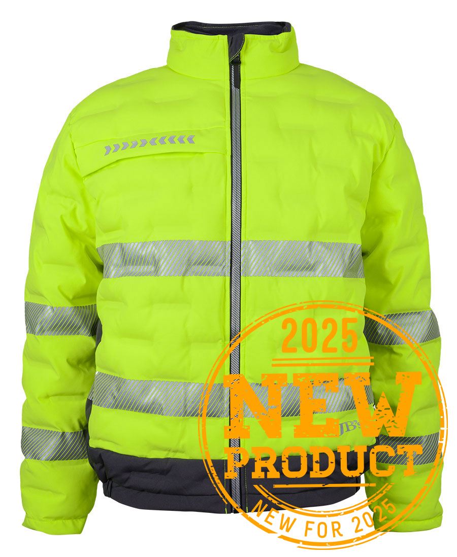 JB's HV (D+N) GRAPHENE PUFFER JACKET LIME/CHARCOAL-XS