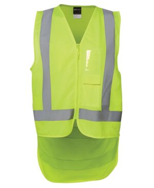 JB's HV ZIP DROP TAIL H PATTERN (D+N) VEST LIME -2XS