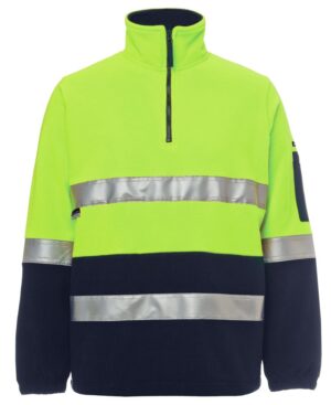 JB's HV (D+N) 1/2 ZIP POLAR LIME/NAVY - 2XS
