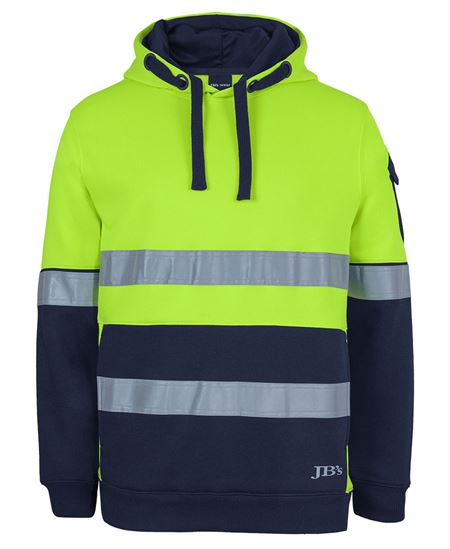 JB'S 350G HI VIS (D+N) TRADE HOODIE - Image 2