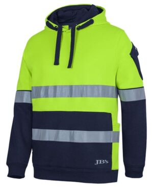 JB'S 350G HI VIS (D+N) TRADE HOODIE