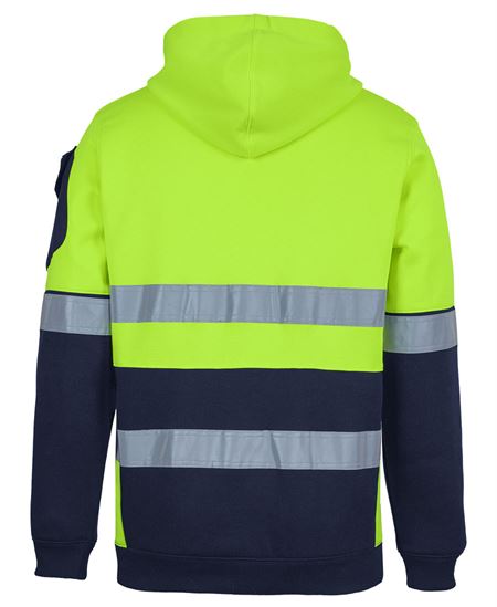JB'S 350G HI VIS (D+N) TRADE HOODIE - Image 3