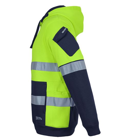 JB'S 350G HI VIS (D+N) TRADE HOODIE - Image 4