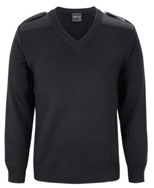 JB's EPAULETTE JUMPER BLACK - XS