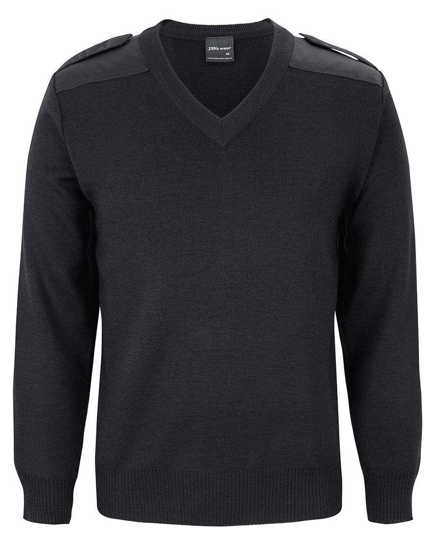 JB's EPAULETTE JUMPER BLACK - XS