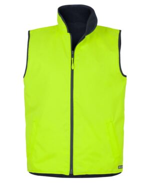 JB's HV 4602.1 REVERSIBLE VEST LIME/NAVY-2XS
