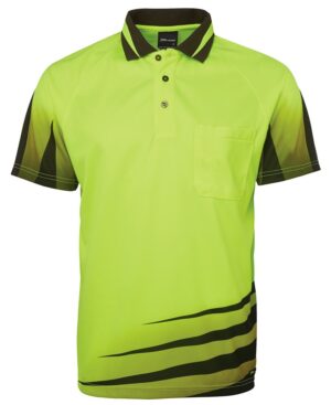 JB's HV 4602.1 RIPPA SUB POLO LIME/BLACK - XS