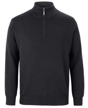 JB's MENS CORPORATE 1/2 ZIP JUMPER BLACK - S