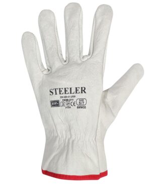 JB's STEELER RIGGER GLOVE (12 PK) NATURAL - S
